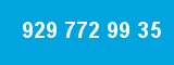 929 772 99 35 929 772 99 35